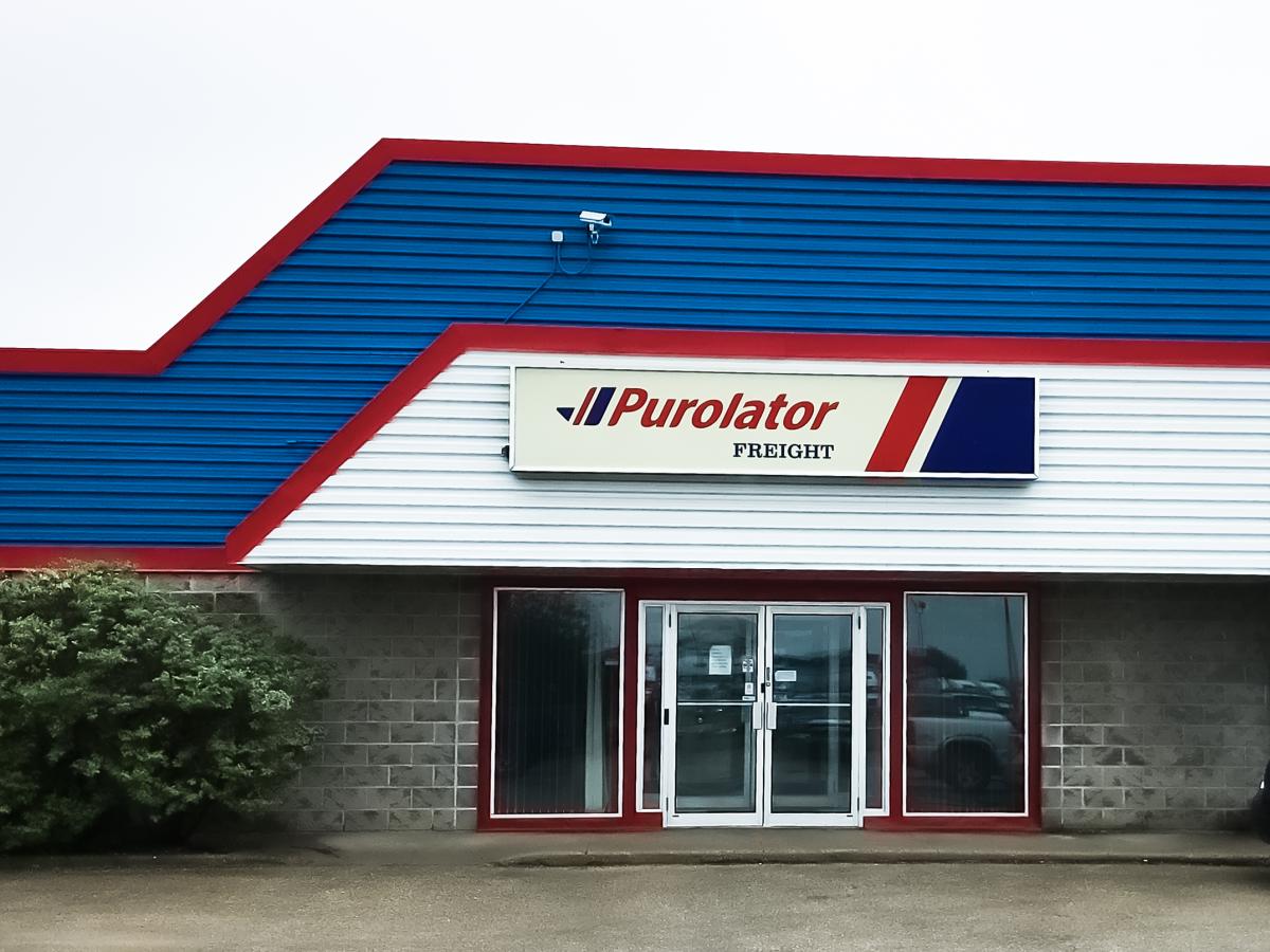 Commercial painted building