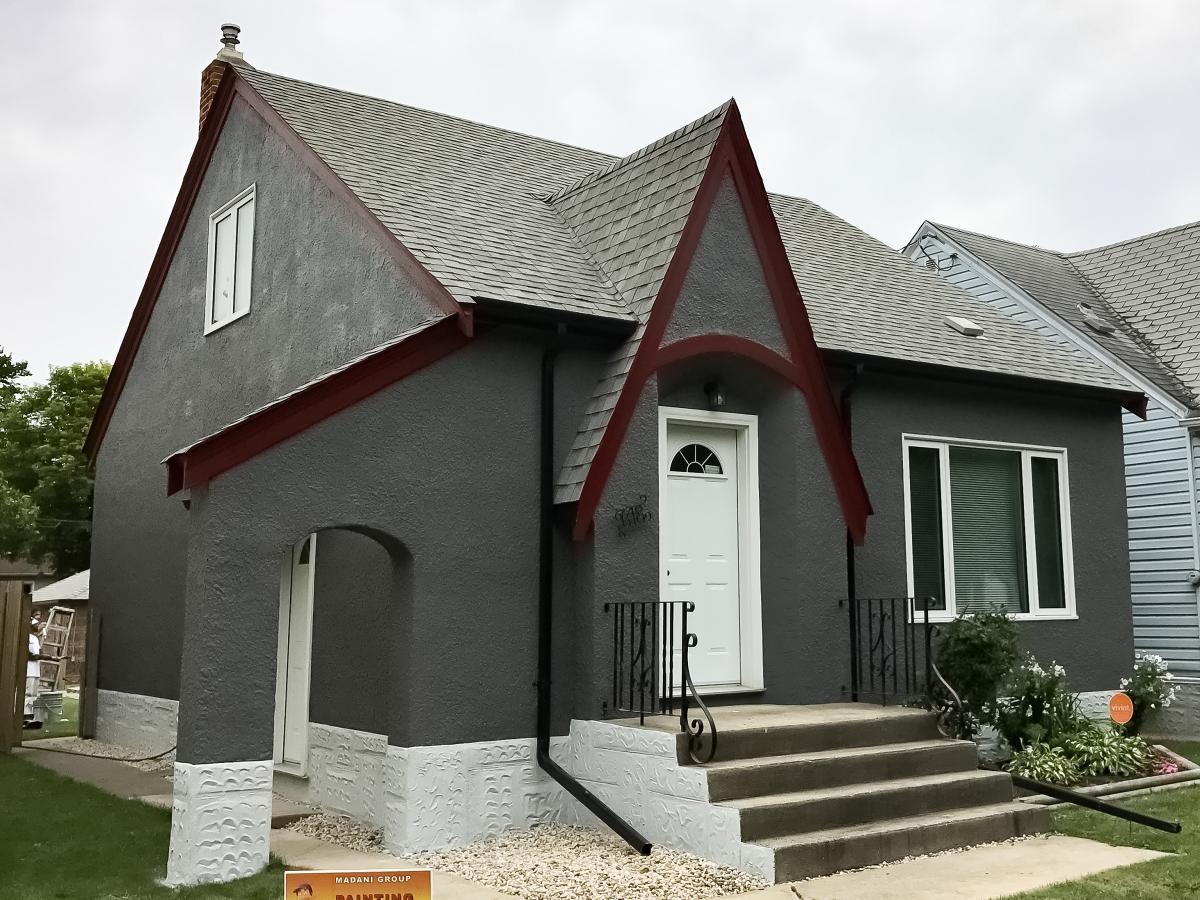 Exterior Stucco Painting After