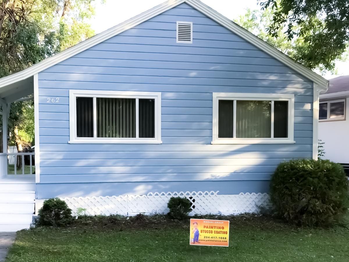 Exterior Siding Painting & Repair After