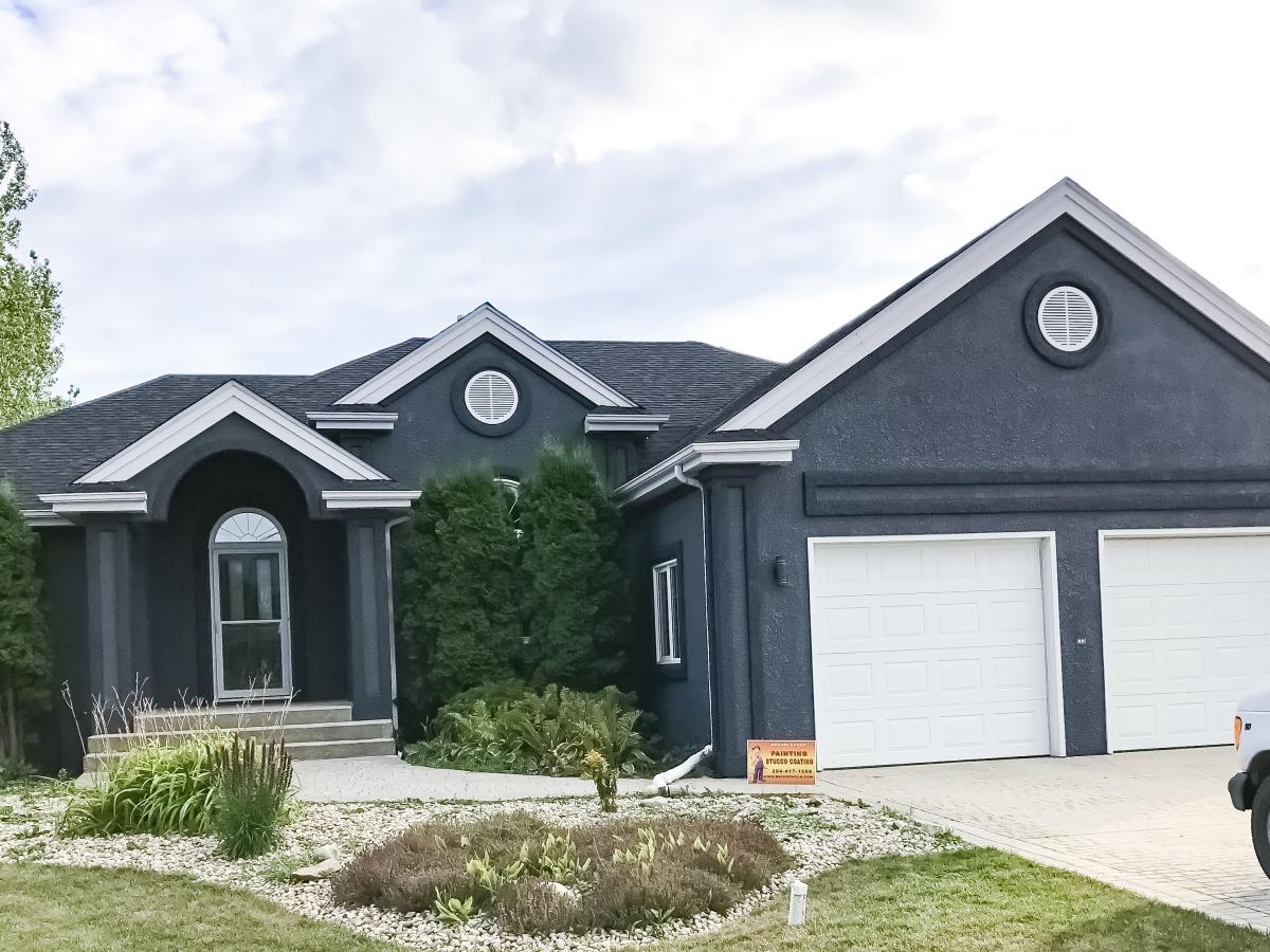 Exterior Stucco Painting After