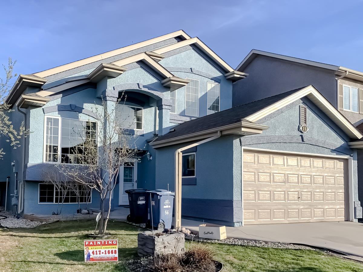 Exterior Stucco Painting After