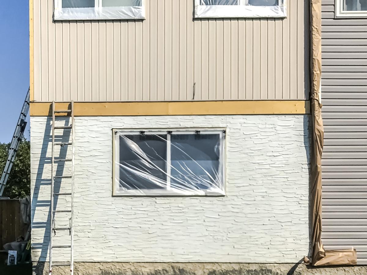 Exterior Siding & Stucco Painting Before