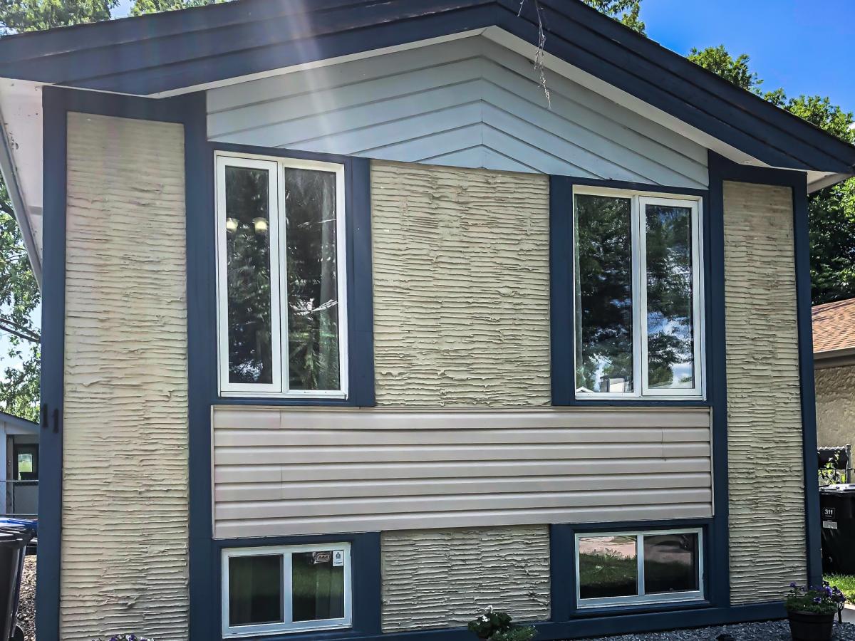 Exterior Stucco Painting Before