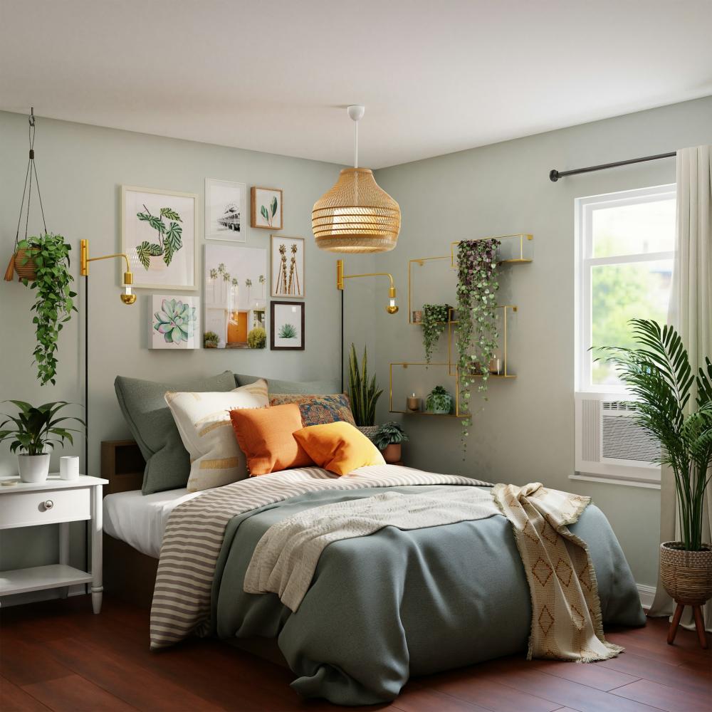 painted bedroom